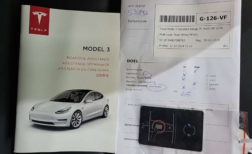 Tesla Model 3 STANDARD RANGE PL. RWD 4D 225KW