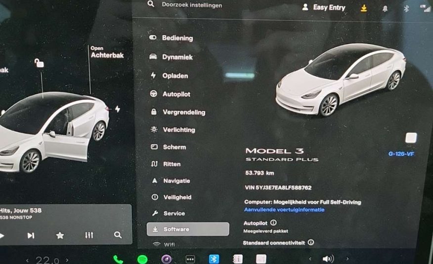 Tesla Model 3 STANDARD RANGE PL. RWD 4D 225KW